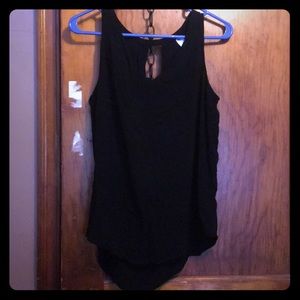 Black tank top